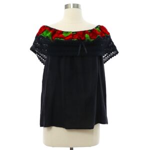 Embroidered Traditional Mexican Top